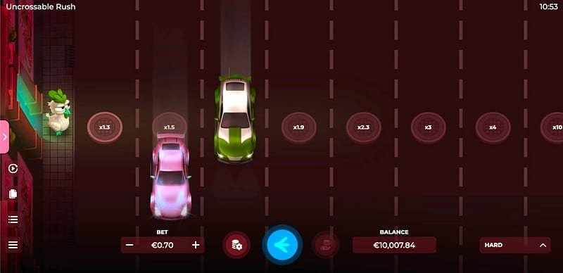 Uncrossable Rush reseña – Los cuatro niveles de Uncrossable Rush: cuál elegir según tu bankroll