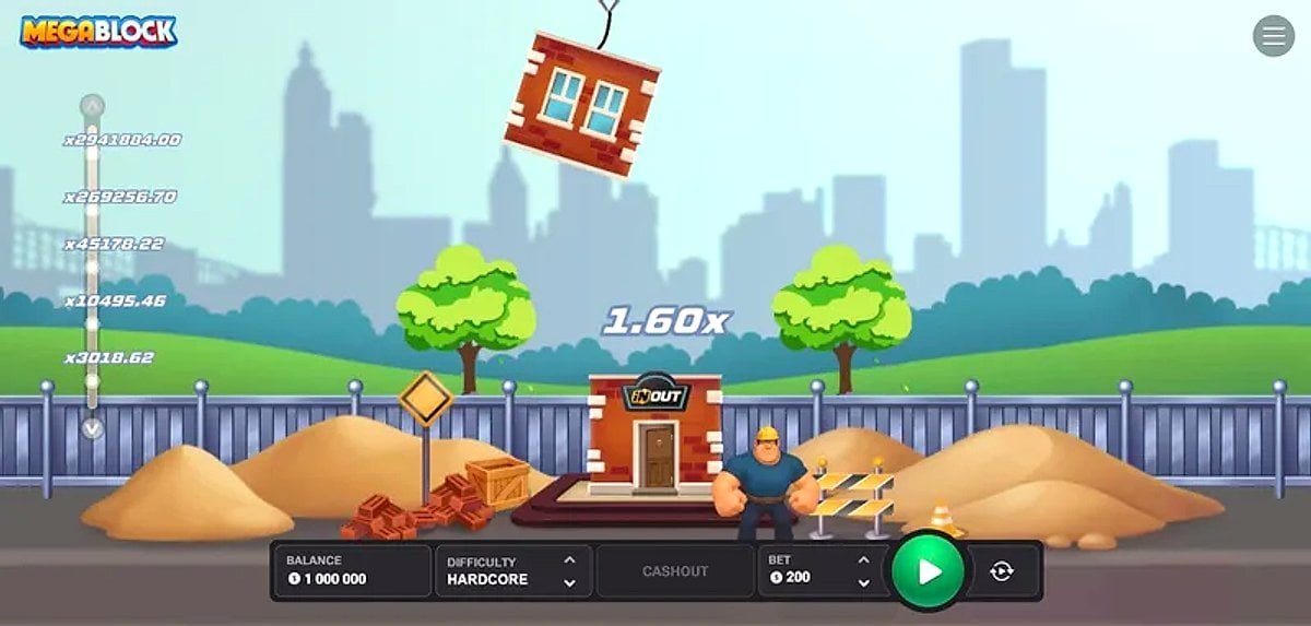 MegaBlock en Robocat ganancias posibles