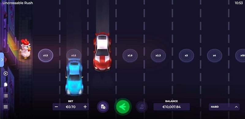 Jugar a Uncrossable Rush en LolaJack – Experiencia mobile de Uncrossable Rush en LolaJack